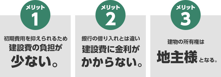 3つのメリット